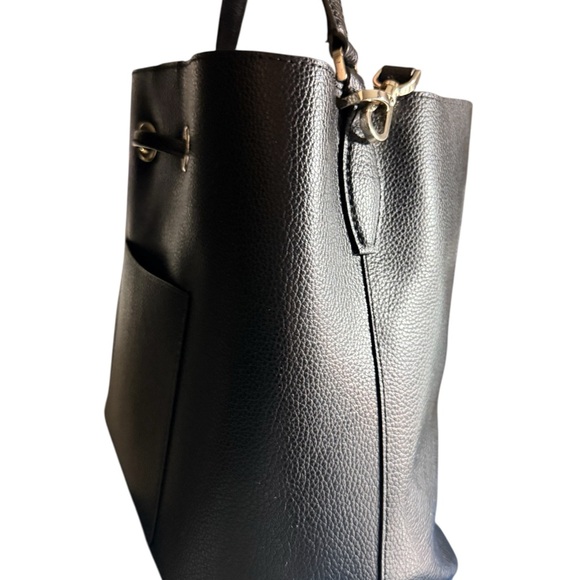 Kate Spade Black Leather Bucket Bag - Picture 3 of 8